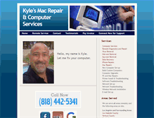 Tablet Screenshot of kylespcrepair.com